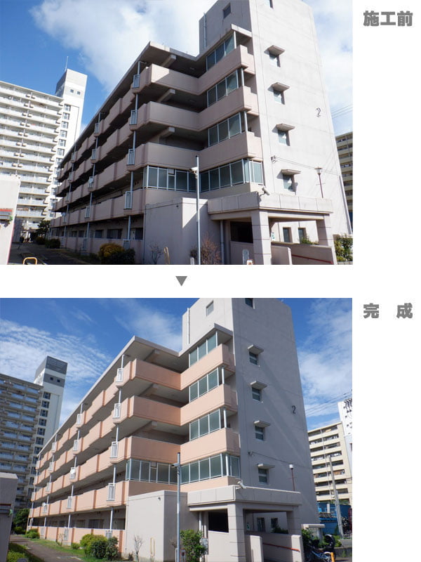 南南津守第4住宅2・3号館外壁改修